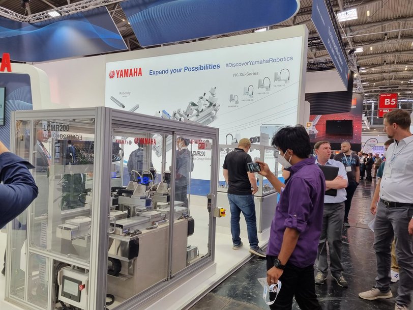 Yamaha displays affordable, flexible automation for new industrial challenges at Automatica 2022